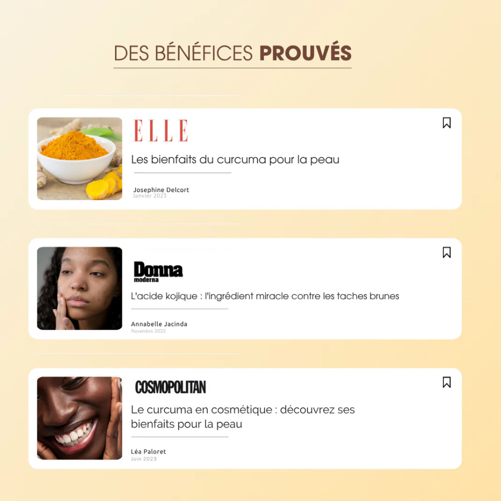 Savon au Curcuma pour les soins de la peau Éclat Doré™