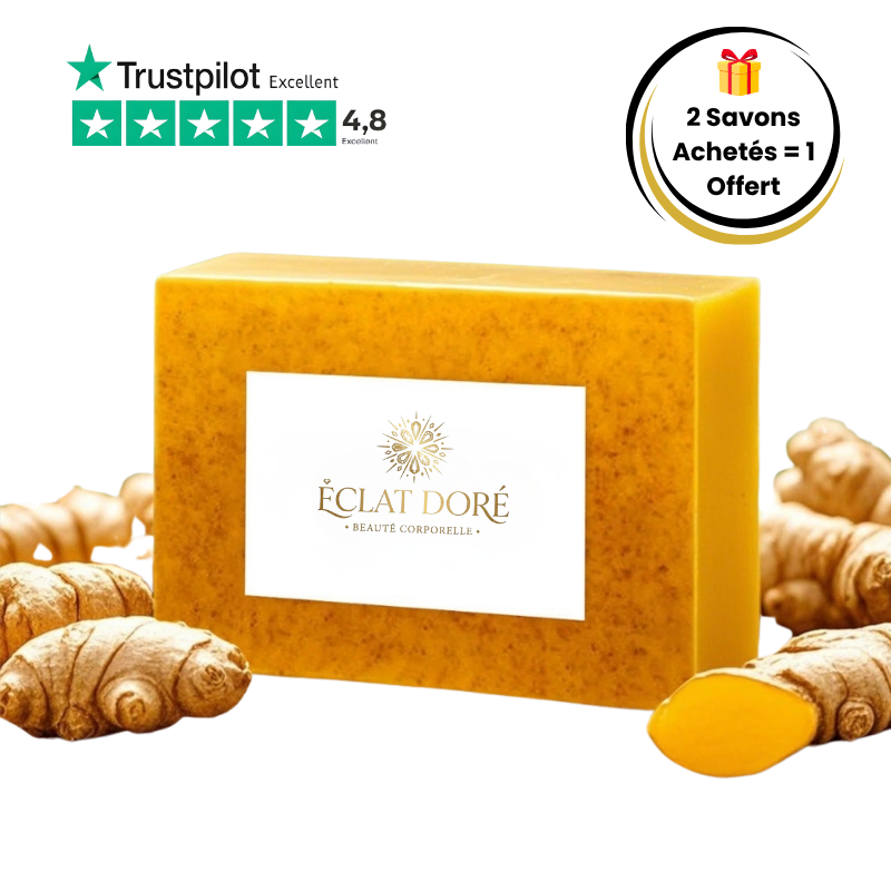 Savon au Curcuma pour les soins de la peau Éclat Doré™